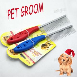 Double Sided Pet Dog Grooming Brush Dog Cat Hair Trimmer Comb