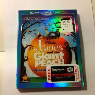  and The Giant Peach Blu Ray DVD 2010 2 Disc Set Special Edition