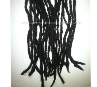 Authentic Dreadlock for extensions   Human hair 8.5 9  Pencil Size