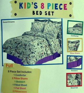 Fairy Tales Sweet Dreams Full Comforter Sheets 8PC Bedding Set New