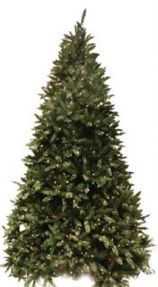 Good Tidings Douglas Fir Artificial Prelit Christmas Tree 7 1 2 Feet