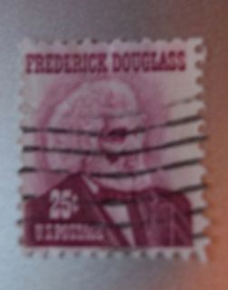 Frederick Douglass US 25 Cent 25c Vintage Stamp