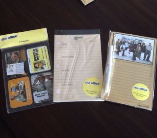 The Office TV Series Dwight Magnets Mini Legal Notepad & Magnetic Memo