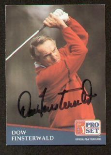 Dow Finsterwald Signed Autograph 1991 Pro Set Golf 265
