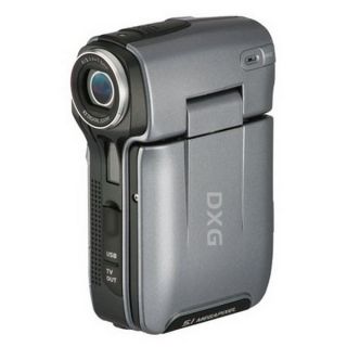 DXG USA 83 11728 Silver DXG 563V 5MP Camcorder Digital Voice Recorder