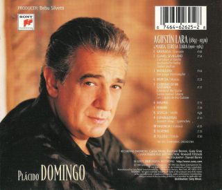 Placido Domingo Bajo El Cielo Español CD 074646262528