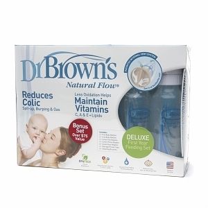 Dr. Browns Natural Flow Deluxe First Year Feeding Set 1 set
