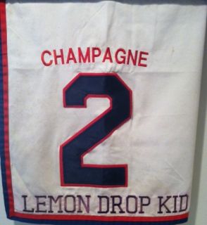 Lemon Drop Kid Runner Up Champagne Stakes Saddle Cloth