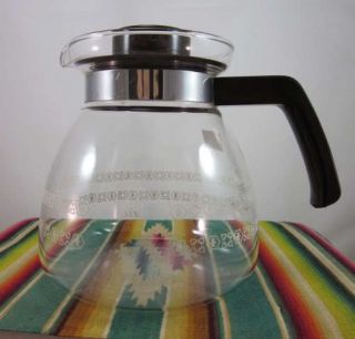 Vintage Melitta 8 Cup Replacement Floral Coffee Pot Lid