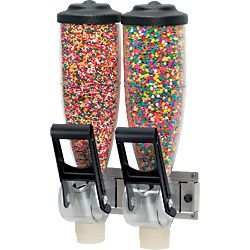 Dry Food Dispenser Double Hopper 2 Liter Cereal