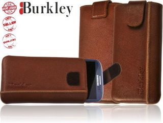Burkley Premium Leder Handytasche Samsung Galaxy S3 i9300 Schutzhülle