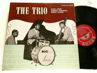 Hank Jones Trio Kenny Clarke Donald Byrd Savoy RVG Mono DG LP Joe