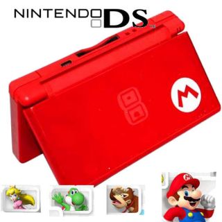 New Red mario Nintendo DS Lite Console NDSL handheld system DS DSL