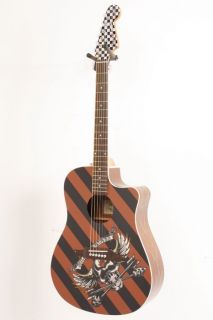 Fender Duane Peters Sonoran Acoustic Electric Guitar Graphic