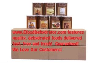  3 Month Dehydrated Survival Food Supply 24 10 Cans