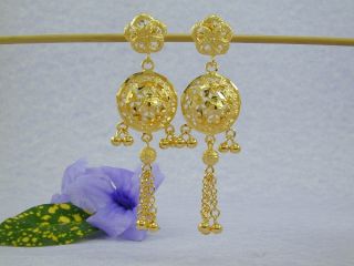 GORGEOUS DUBAI EAST INDIA 22K 24K Gold gp Earrings Necklace SET