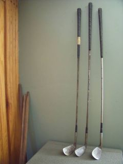 Set of Jock Hutchinson Golf Clubs by Dubow RARE 5 7 9