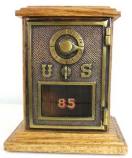 Vintage US Post Office Box Postal Door Mailbox Bank 85