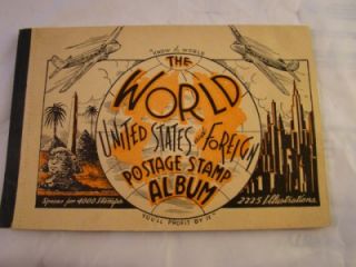 The World United States & Foreign Postage Stamp Album 1940 With some