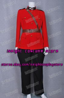 Due South Costumes Red Mountie Serge Uniform Full Set