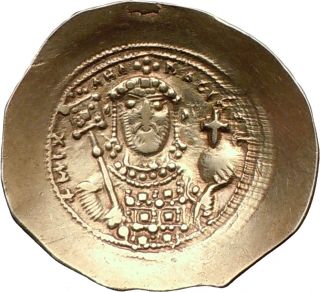 Michael VII Dukas 1071AD Christ Gold Histamenon Nomisma