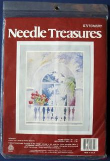 Needle Treasures Veranda Crewel Embroidery Kit VTNS Porch Rocking