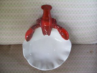  Vintage Metlox Lobster Candy Dish