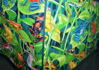 Green Frogs Froggy Quilted 4 Slice Toaster Cover New