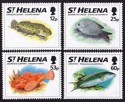 St Helena 623 626,MNH.Michel 630 633. Fish 1994.Springers blenny
