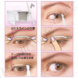 BN Natural Double Sided Double Eyelid Tapes with Applicator and