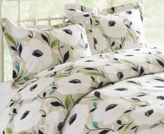 Echo Design Pop Poppy 300T Twin Comforter Bed In A Bag Set NEW