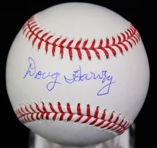 Doug Harvey Umpire Signed Autographed Baseball Ball PSA DNA S70544