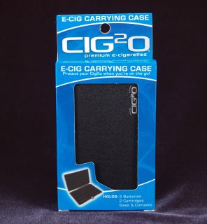 Cig2o Electronic Cigarette E Cig Carrying Case for 2 Batteries and 2