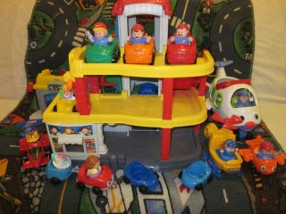 Fisher Price Little People Garage Car Wash and Aircraft