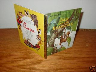 Little Golden Book Jack and The Beanstalk Chick Fil A