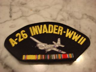 Douglas A 26 Invader WWII Vietnam Miltary Hat Patch