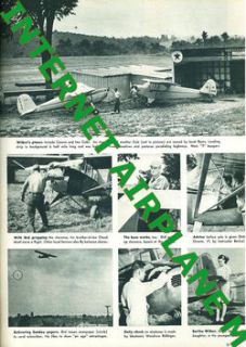 FLYING JAN 1948 STINSON VOYAGER / MOUNTAIN HELO BC CANADA / LUSCOMBE