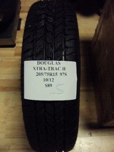 Douglas Xtra Trac 2 205 75R15 97s Brand New Tire