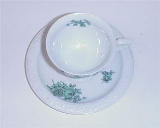 ROSENTHAL MARIA GREENHAVEN CUPS & SAUCERS SET 4