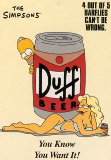 Homer Bart Simpson Movie Duff Beer Bottle Patch Red Winter Beanie