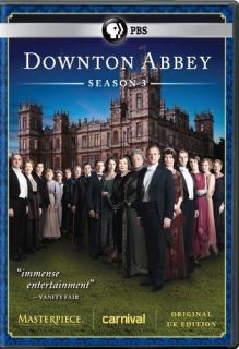 Downton Abbey Season 3 SEALED New 3 DVD Set PBS Masterpiece Classic