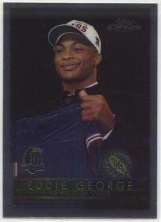 1996 Topps Chrome EDDIE GEORGE Rookie RC *Oilers* Nice