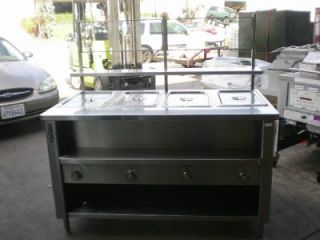 wells all stainless h d electric steam table hot food serving new ss