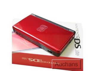 New Red & black Nintendo DS LITE NDSL Handheld Game Gaming System
