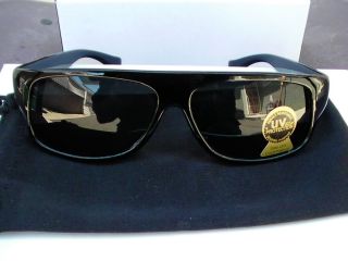 Eazy E Black Locs Super Dark Car Motorcycle Sunglasses