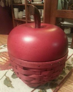 Longaberger Collectors Club Red Apple Basket Combo 