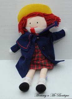 for your consideration is a large eden madeline plush doll toy