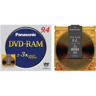 Panasonic DVD RAM 9 4GB Data Double Sided Double 5 PK