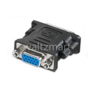 DVI D(24+1) Dual Link Male to HD15 VGA Female Coupler Adapter M/F