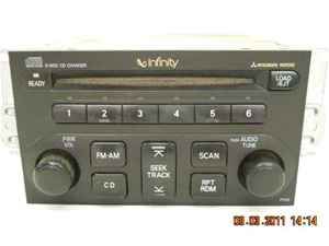 2000 Eclipse Infinity 6 CD Player Radio MR587252 OE LKQ